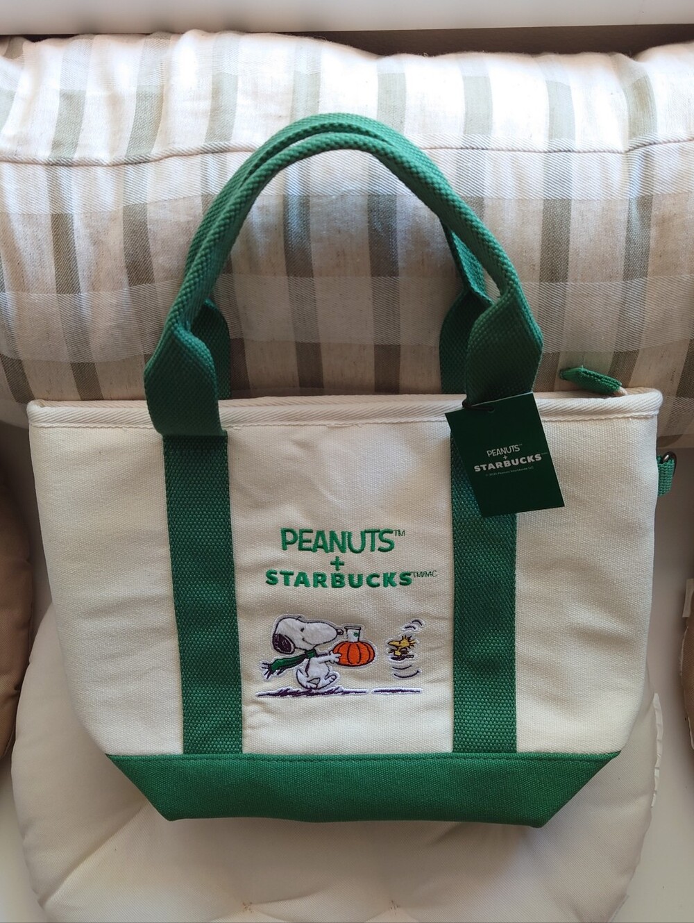 Starbucks x Peanuts Canvas Tote Bag Brand New